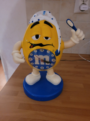 M&M nukke herätyskello 90-luku