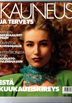 Kauneus ja Terveys n:o 4 1992 Mies Vapaudu seksipelosta.