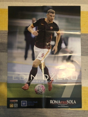 Juliste: Edin Dzeko/ AS Roma.