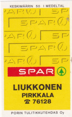 Pirkkala, Liukkonen , SPAR   4/15
