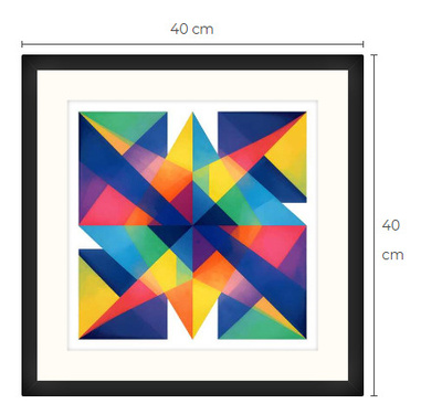 Uusi uniikki Pop art print taulu 40 cm x 40 cm