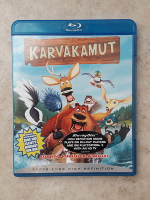 Karvakamut, blu-ray.