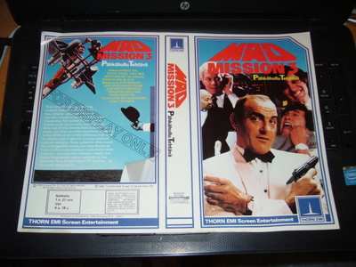 Vhs kansipaperi Fix MAD MISSION 3 - Pähkähullu tehtävä 3