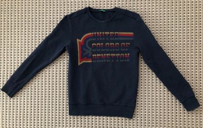 Benettonin collegepusero koko 150 cm