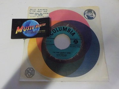 CLIFF RICHARD & THE SHADOWS - IM THE LONELY ONE EX+ 7"