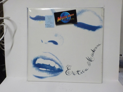 MADONNA - EROTICA EX-/EX SAKSA 1992 1. PAINOS 2LP