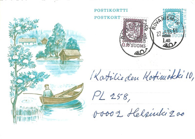 EHIÖ ROVANIEMI 10 27.5.85 LEIMOILLA M75 1,40/0,80 MK + 0,10M