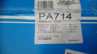 Toyota Diesel vesipumppu GRAF PA714, 590-316