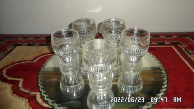 VANHAT SUOMALAISET PURISTELASIT yht. huuto 5 KPL