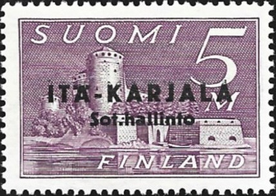 1941 Itä-Karjala 5 mk **  LaPe I-K 6