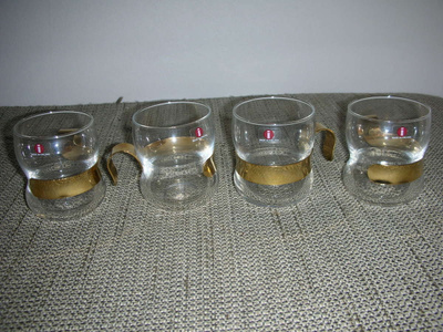 Vennola Iittala juomalasit + asetit 4kpl