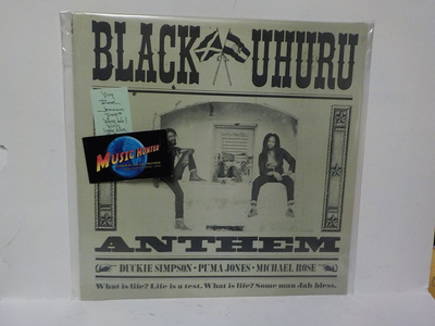 BLACK UHURU - ANTHEM M-/M- JAMAICAN PRESS VERY RARE LP