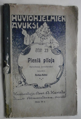 Heikki Korhonen: Huviohjelmien avuksi, No 23. Pieniä piloja