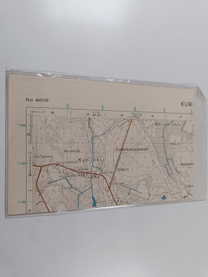 Topografinen kartta 1:20 000, N:o 4621 09 : Kurijoki