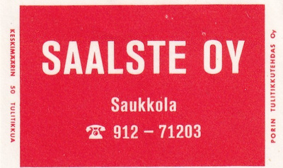 Saukkola, Saalste Oy 4/15