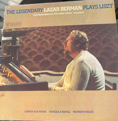 Lazar Berman Plays Litz 1976 LP