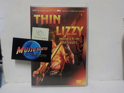 THIN LIZZY MASTERS FROM THE VAULTS DVD + SIGNATURE SCOTT G.