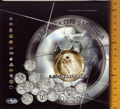 SM-Liiga TÄYSI KERÄILYMITALI SARJA 2002-2003 OmallaKansiolla