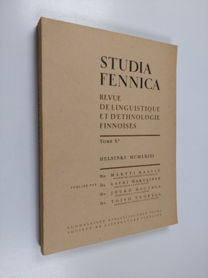 Studia Fennica 10