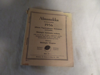 huuda syntymävuotesi almanakka 1956