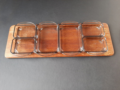 VINTAGE SERVICE TRAY, 1964