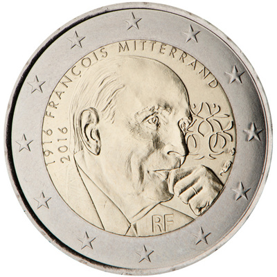 RANSKA ERIKOISEURO 2 EUROA 2016 (MITTERAND) 