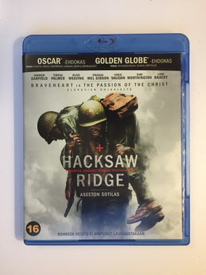 Hacksaw Ridge - Aseeton Sotilas (Blu-ray) Ohjaus: Mel Gibson