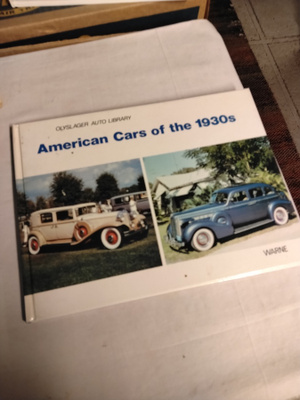 american cars of the 1930s