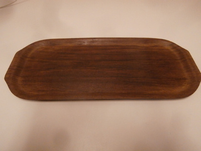 TARJOTIN  18.  VANHA TEAK-TARJOTIN, LINDHOLM