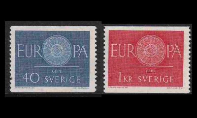 Ruotsi 463-4 ** Europa (1960)