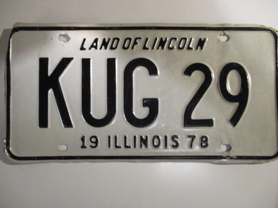 REKISTERIKILPI KUG 29