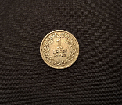 Saksa 1 Reichsmark 1925 Hopeaa