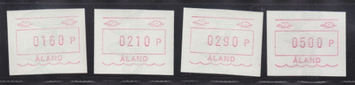 Åland Frama 1993 ATM Å4 1,6-5 mk postituoreena.