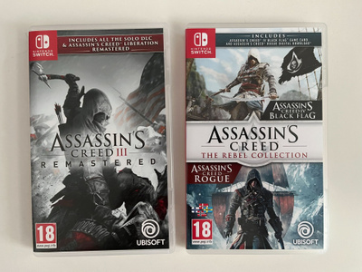 Assassin's Creed III + Black Flag + Rogue - Switch