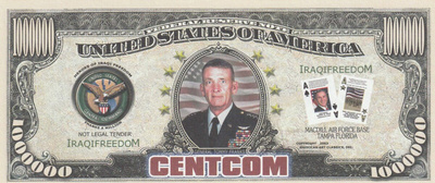 USA 1 MILJ. DOLLARS UNITED STATES CENTCOM (K16-S33)