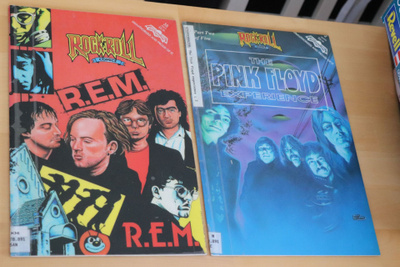 2 kpl Rock'n'roll Comics: R.E.M ja The Pink Floyd Experience