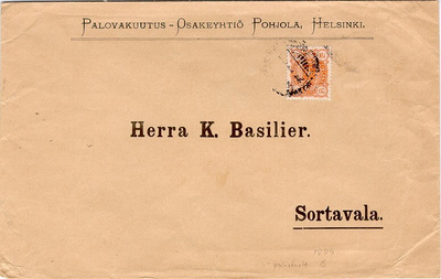 1889 20p B painotuote - asiakirjoja