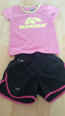 Urheilu paita ja shortsit  120cm