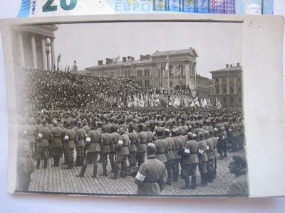 Valokuva Vapaussodan Voitonpäivä Paraati 1919 Helsinki