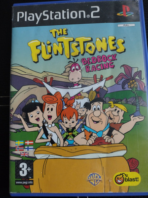 Playstation PS2 The Flintstones Bedrock Racing