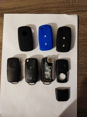 VW avaimen kuoret 1 kpl + silikooni suoja