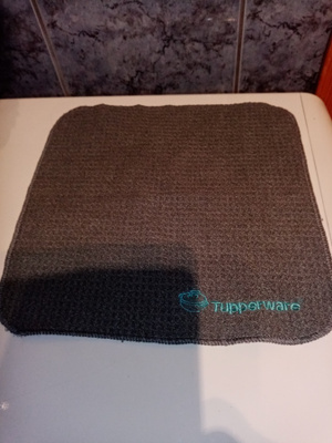 Tupperware mikrokuitu teräksen puhdistusliina