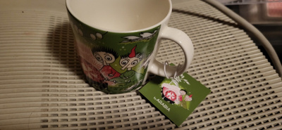 Muki arabia tiuhti & viuhti alkuperäislappu kiinni (uusi)