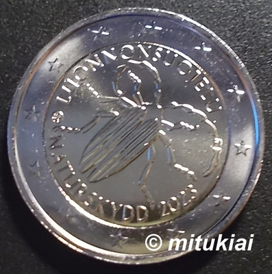Suomi 2 euro 2023 juhlaraha Luonnonsuojelulaki 100 v., UNC
