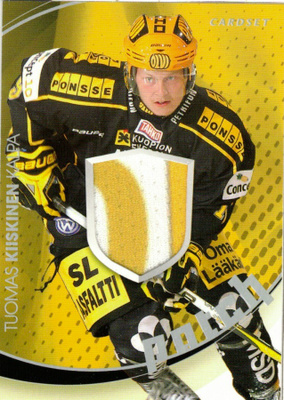 2011-12 Cardset TUOMAS KIISKINEN KalPa Patch
