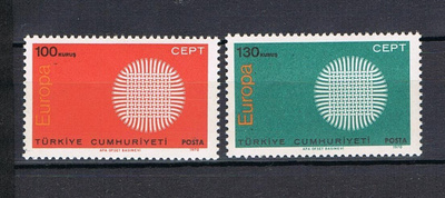 Turkki 1970 - Europa CEPT  ++