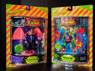 Toxic Crusaders figuurit Toxie ja Dr. Killemoff [UUDET]