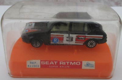 Fiat Ritmo mk1 Super Rallye Hatchback 1978 Black Guiloy 1:55