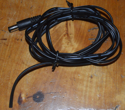 DC virtakaapeli 1,7M (liitin 5,5 x 2,5mm)