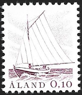 Åland 1985 Yleismerkit Verkkovene 0,10 mk ** LaPe 008